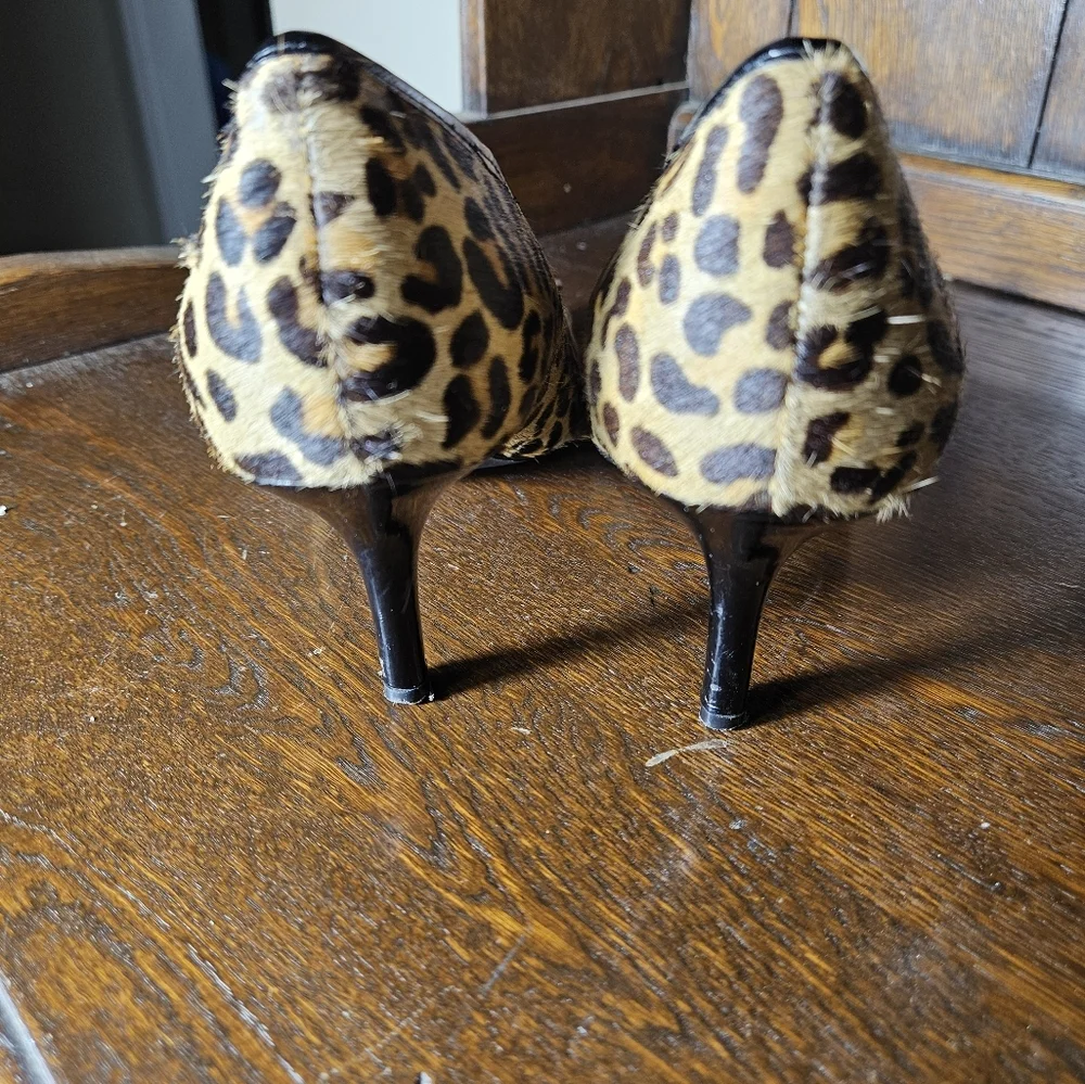 Leopard Print Heels - Picture 6 of 14
